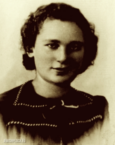 Jadwiga (Jochewet) Graubart, Płock, 1930s (source: State Archives in Płock)